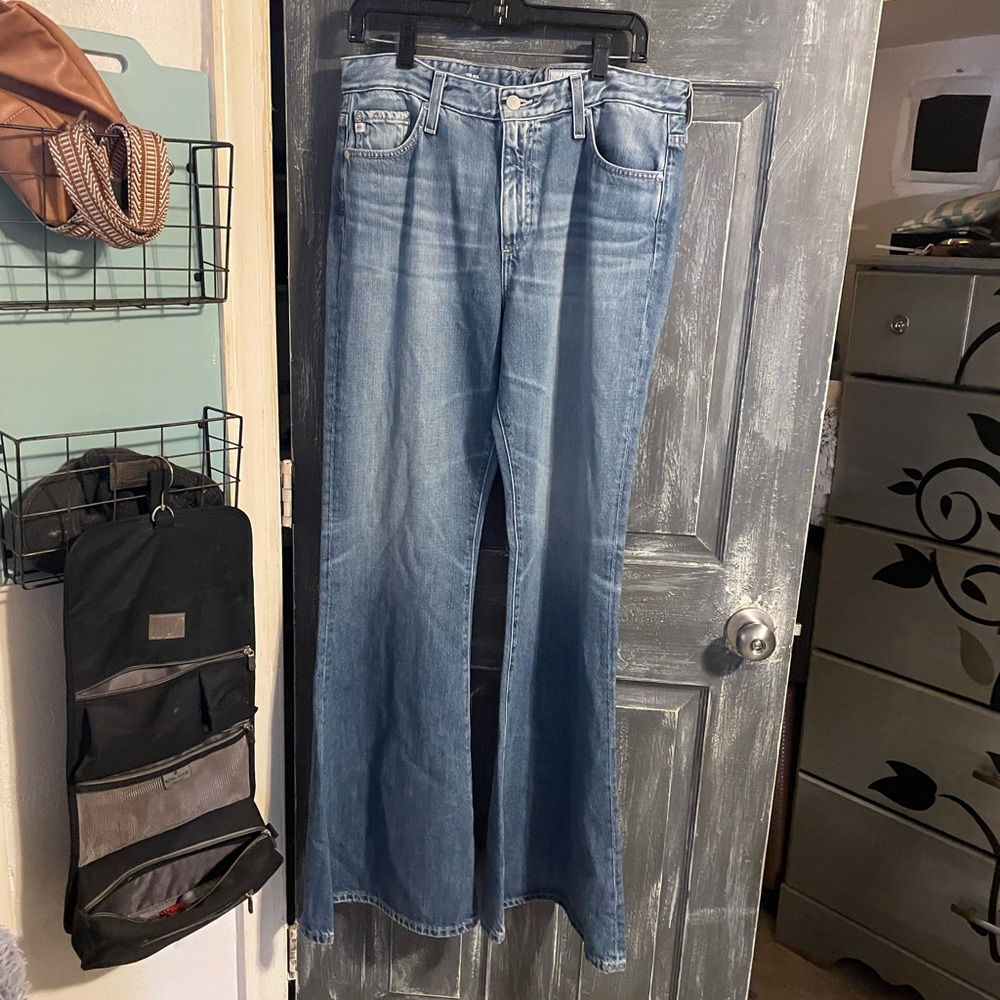 NWT Agolde The Iva High Rise Bell Bottom Jeans Size 32